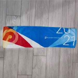 Set of 2 Peloton 2021 Homecoming workout towels.